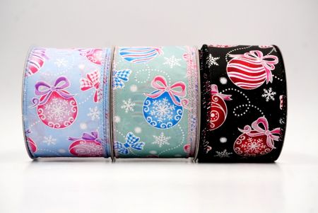 Weihnachtsornamente & Schneeflocken Drahtband_KF9706.KF9707 (1)